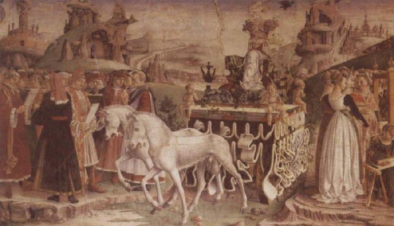 Francesco del Cossa The Triumph of Minerva March,From the Room of the Months Germany oil painting art
